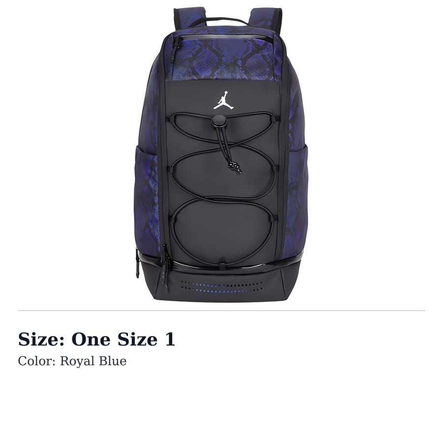 Jordan Oxford Backpack Unisex Royal Blue HQ7233-595