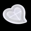 3Pieces Heart Shape Silicones Mold Flexible Design For Epoxy Jewelry Container Tray Home Decorations Crafting Mould