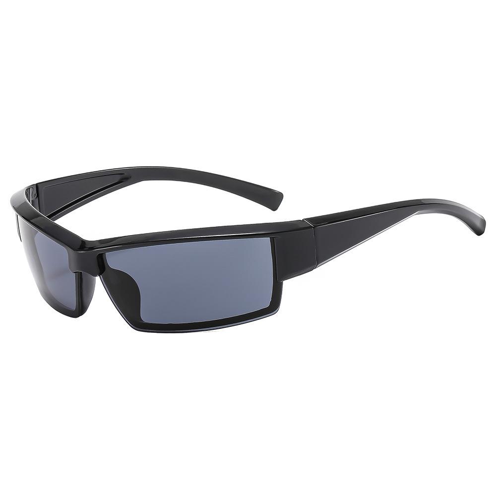 New Y2K Future Technology Sunglasses Cool Punk Style Hip Hop Glasses Men's Women's Personalized Concave Shaped