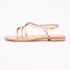 Золотистые сандалии hudon с переплетенными ремешками из кожи Женские LES TROPEZIENNES PAR M.BELARBI