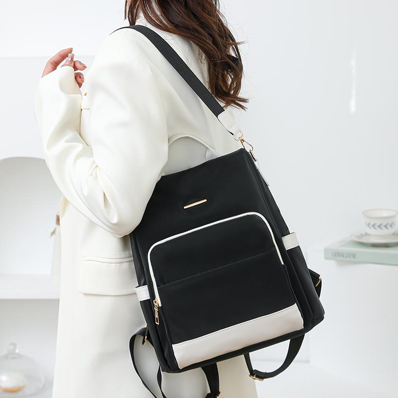 PU Backpack Lightweight Commuter Backpack Women's Large Capacity Travel Bag