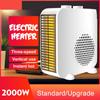 220V 2000W Mini Fan Heaters Energy-saving Electric Heaters Home Indoor Table Portable Warmer Silent Heaters Temp Control Upgrade