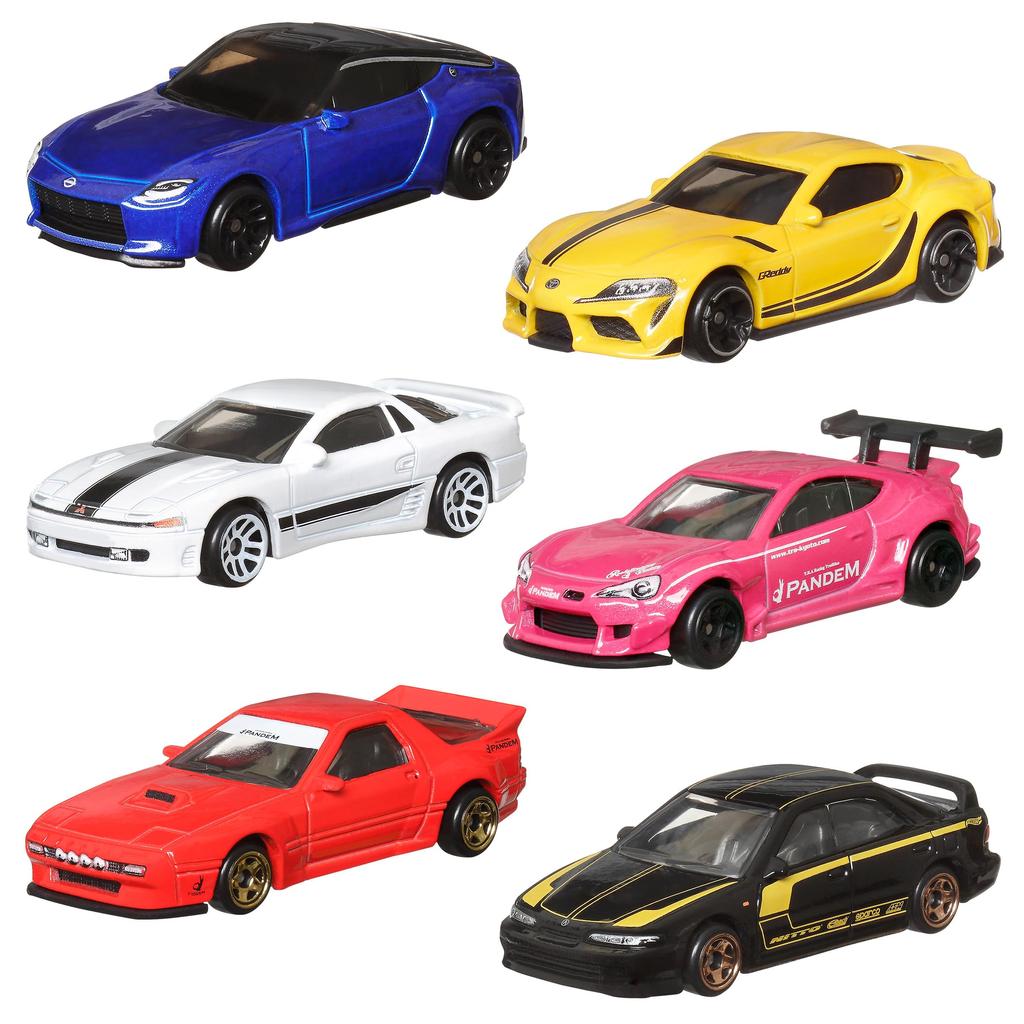 Hot Wheels Улица Японии Игрушечные машинки Литые машинки Возраст HRX54 Мультиупаковка (6 машин) - - - 3+ - Мультипак