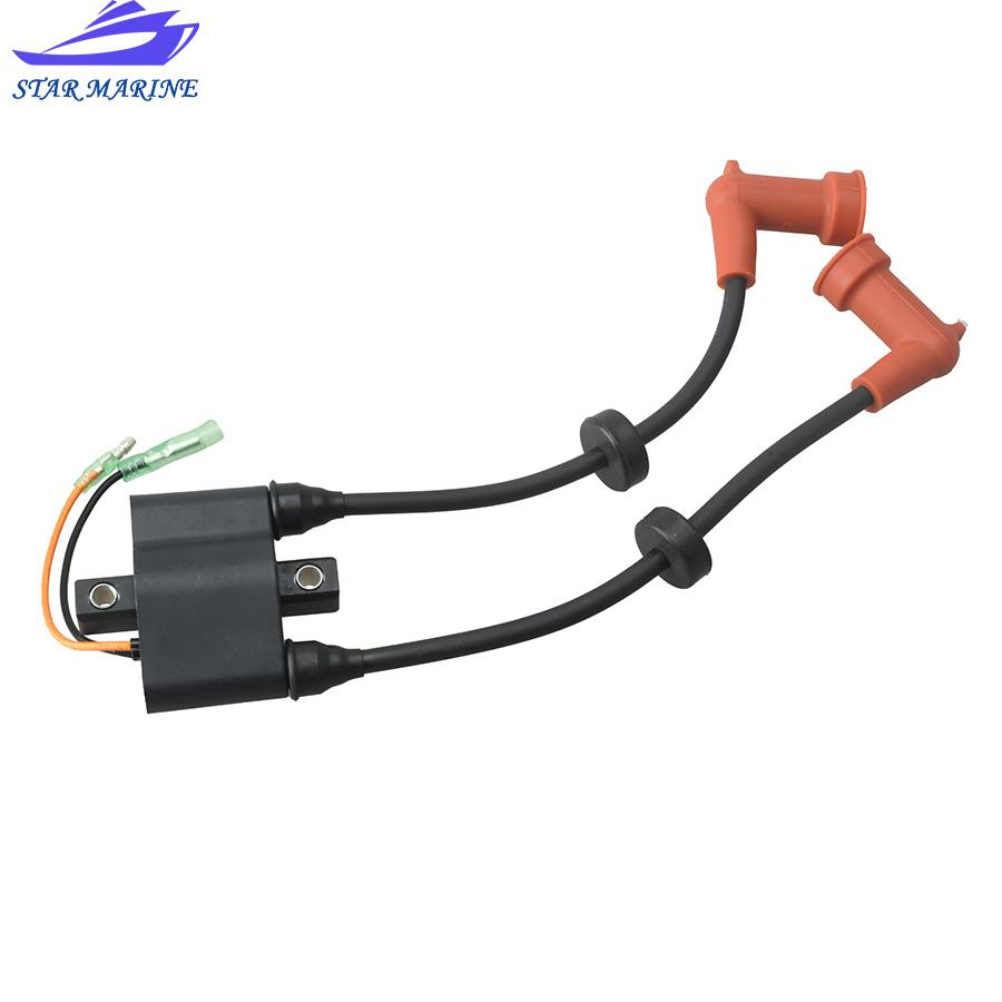 Ignition Coil 65W-85570 65W-85570-00 65W-85570-01 for Yamaha 4-Stroke 20HP 25HP 45HP F20 F25 T25 F45 Outboard Motor