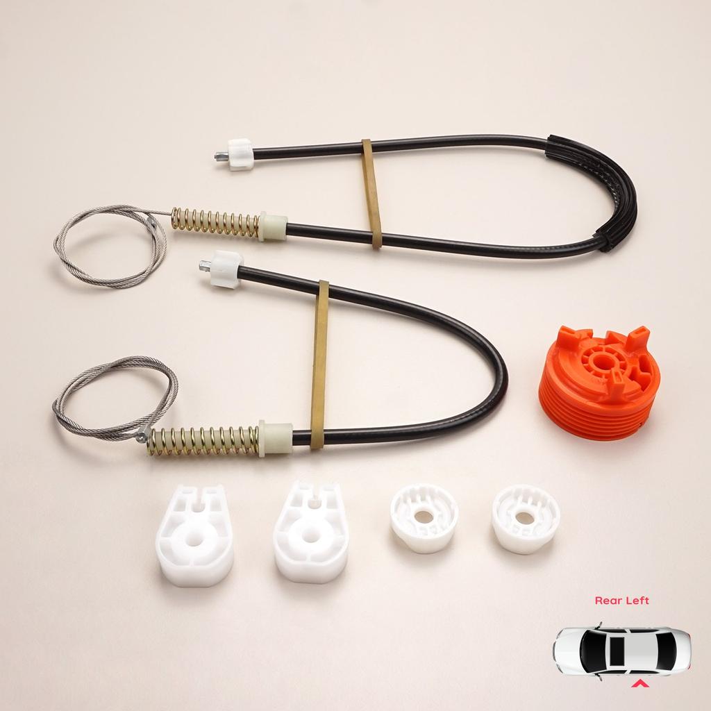 EWR565 Electric Window Regulator Repair Set Rear Left for Renault Megane MK2 EM0/1 2002-2009 CC Cabriolet Convertible 8201010933