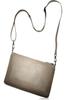 Genuine Leather Sacoche Shoulder Slim and with Small Item Pouch SB5 [BLUE SINCERE] Men's Bag, Lightweight, / (Grey Beige)