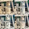 Cute Student Disposable Plastic Cup With Straw For Office And Home Use