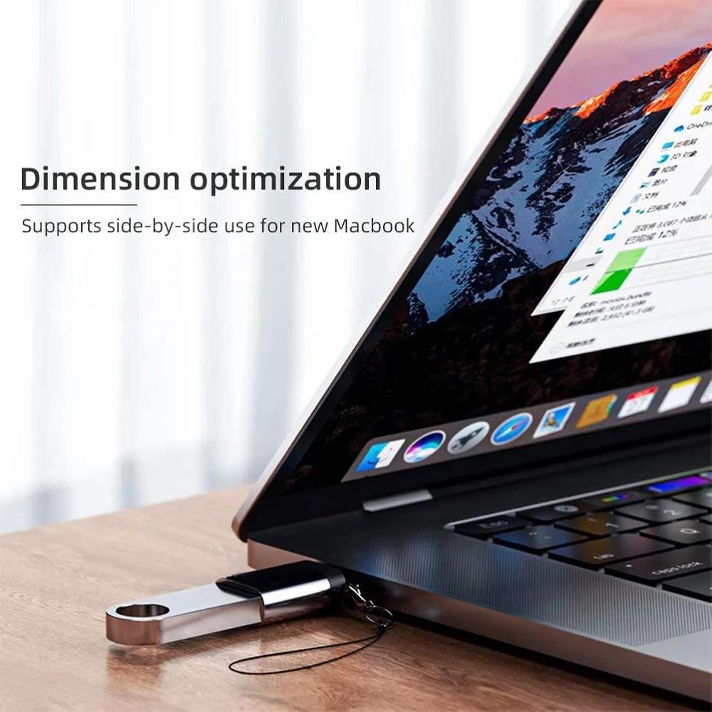 2PCS USB 3.0 To Type C OTG Charger Adapter Connector Type-C to USB Male To Type-c Adapt Converter for PC MacBook Car USB ipad 3