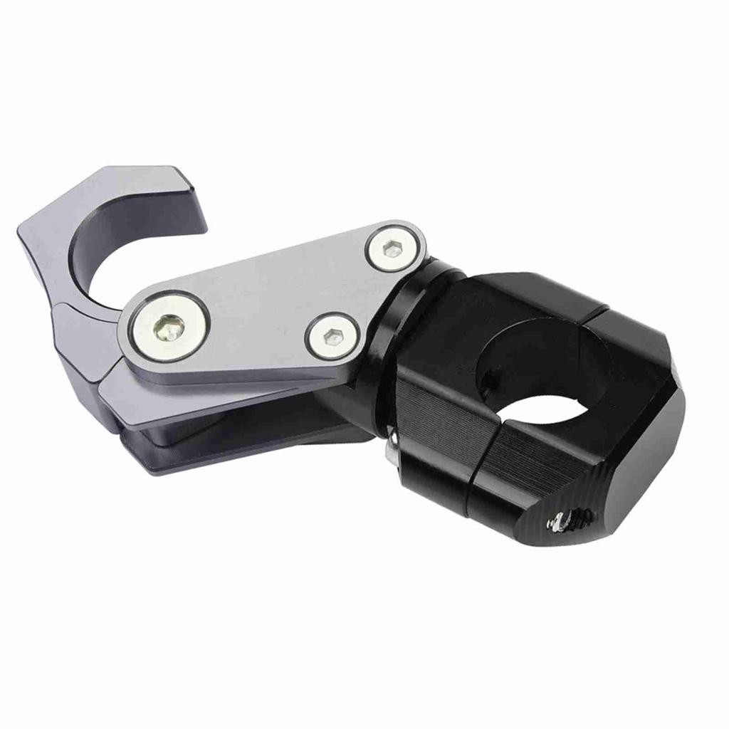 22mm Unversal Motorcycle Handlebar Hook for ;Black: