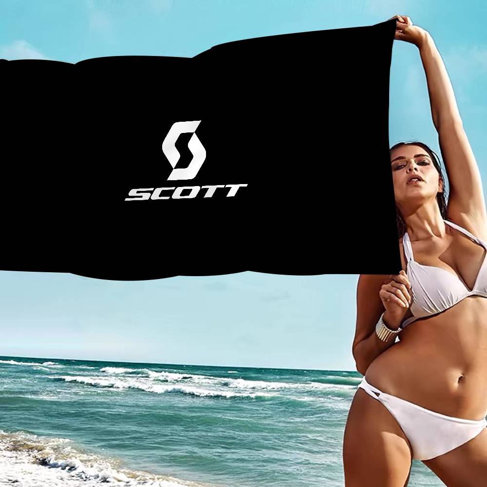 S-ScottS Велосипедный Логотип Пляжное Полотенце Цветные Банные Полотенца Для Девочки Микрофибра Быстросохнущее Без Песка Пляж Йога Спа Спортзал Бассейн