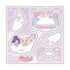 Серия Pretty x Персонажи Sanrio 05 Юи Юмекава x Little Twin Stars & Шуука Ханазоно x CoroCoro Krillin [Иллюстрация-коллаборация] Акриловая подставка