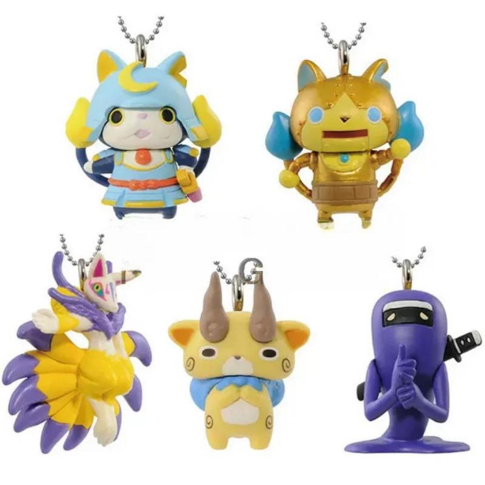 Bandai Genuine Gashapon Toys Yo-kai Watch JIBANYAN Cute Limited Action Figure Ornaments Pendant Phone Charms
