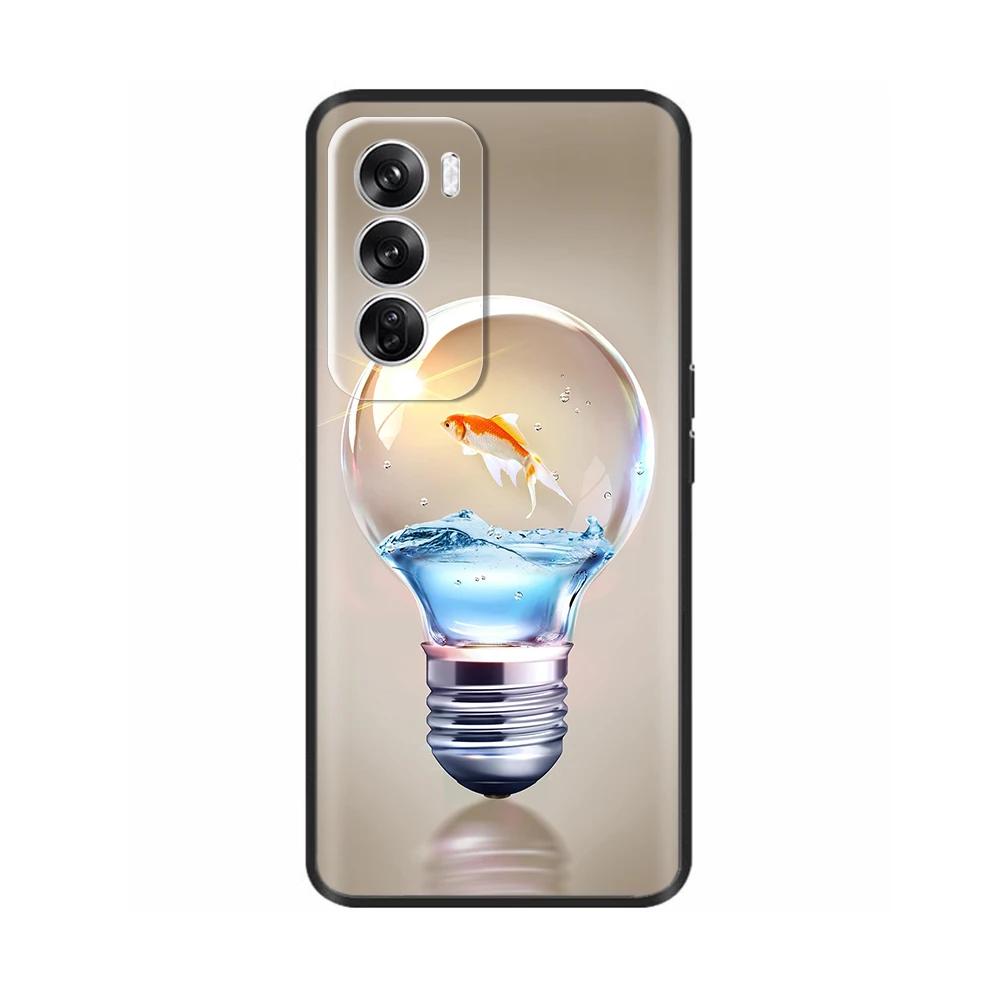 Чехол для OPPO Reno 12 5G Новый модный окрашенный чехол Силиконовый мягкий ТПУ чехлы для телефона Для OPPO Reno 12 Pro 5G Корпус reno12 Pro Fundas