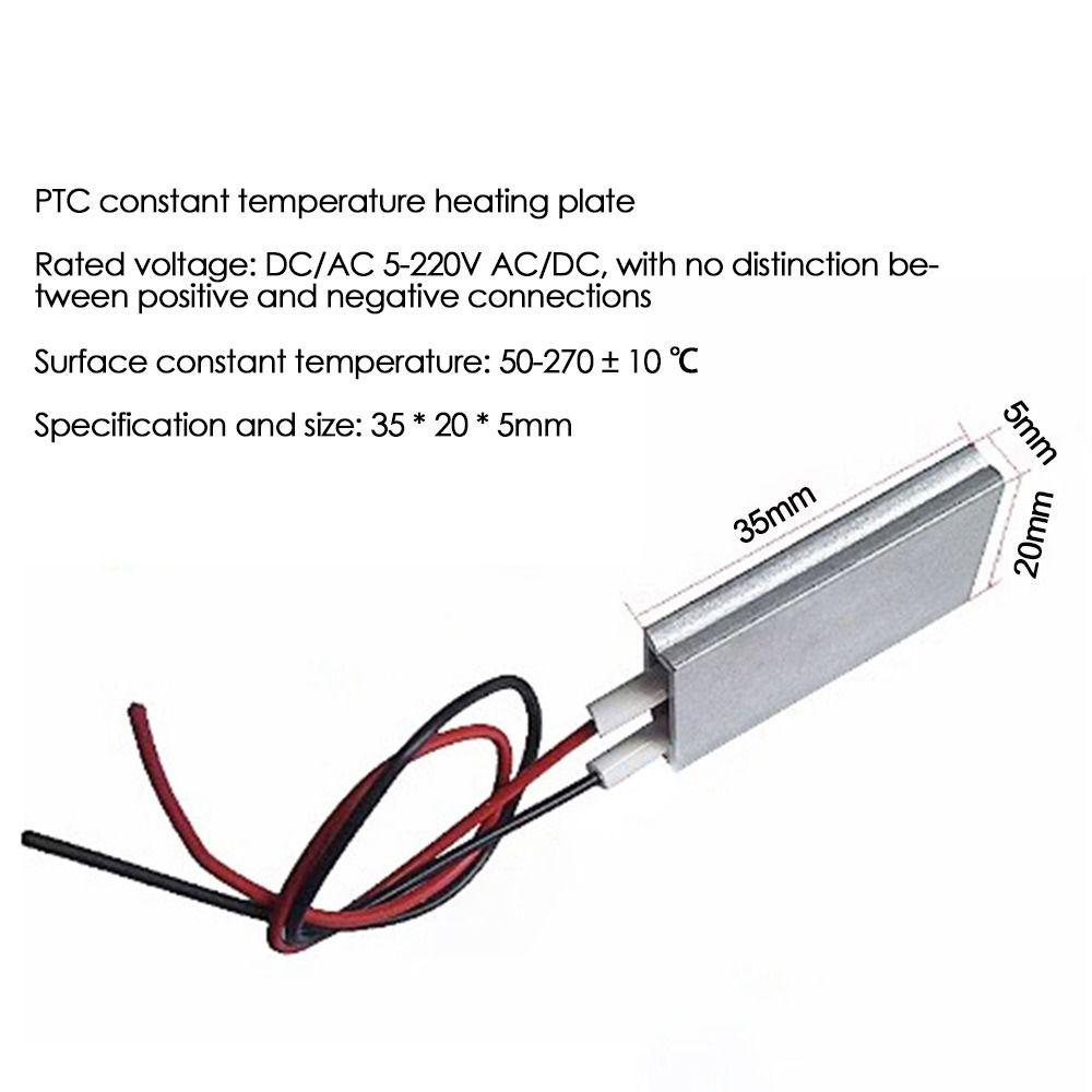 High Quality 5-220V 40-270 Degrees Poultry Incubator Curlers Heater Hair Dryer Accessories Heating Element Ceramic Heating Sheet