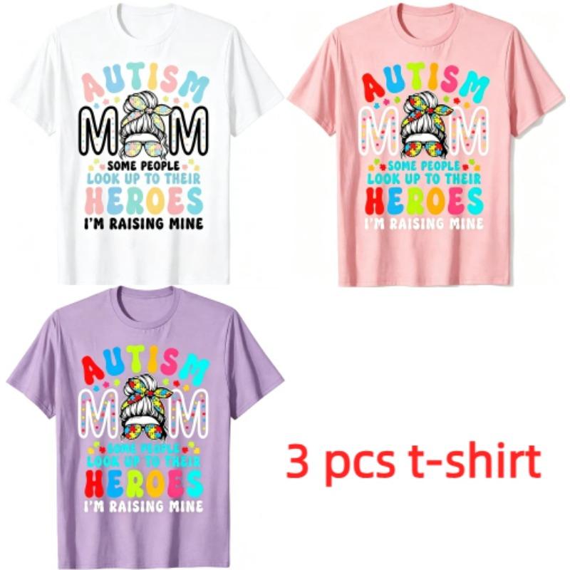 Fashion Colorful Letter MM Girl Print Kids T-Shirts Summer Fashion Street Outdoor Casual T-shirt Tops for Boy and Girl's Tees Top