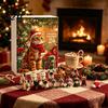 Christmas Advent Calendar Calendar 24 Day Countdown Box with Cat Dog Festival Atmosphere Decor Cow Acrylic Ornaments Festive Tree Hanging