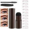 Eyebrow Shaping Kit Eyebrow Definer Powder Makeup 10 Reusable Eyebrow Stencils