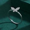 Fashion 925 Sterling Silver Fashion FlyingButterfly Adjustable Finger Ring for Charm Women Fine Jewelry Party Gift Sterling Silver Jewelry