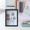 Photo Frame For Desk Sea Glass Flower Bird Desk Decoration Art Photo Frame Painting For Home Office Dorm Living Room Bedroom