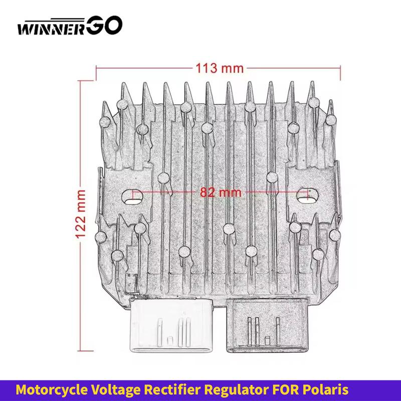 65A MOSFET UTV Regulator Rectifier 4014856 4015231 4014405 4016868 for Polaris RZR Ranger 570 900 1000 Turbo ATV Charging