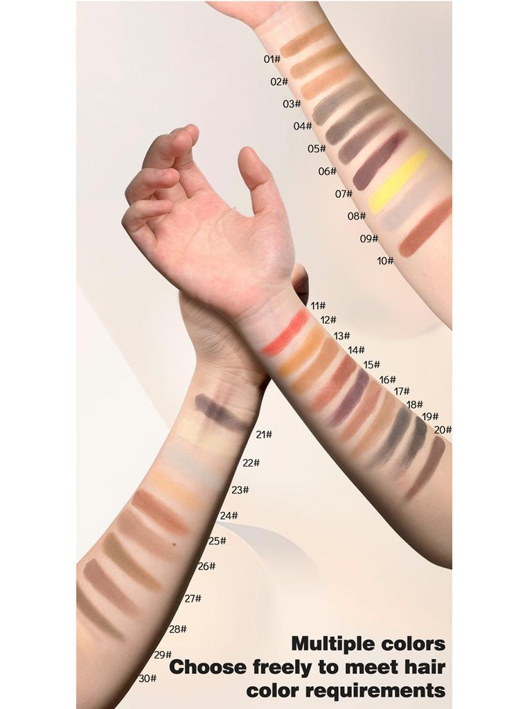 1 шт. водостойкая пудра для затенения линии роста волос, средство для макияжа лба для женщин и девушек, повседневный водостойкий, устойчивый к поту, естественный вид