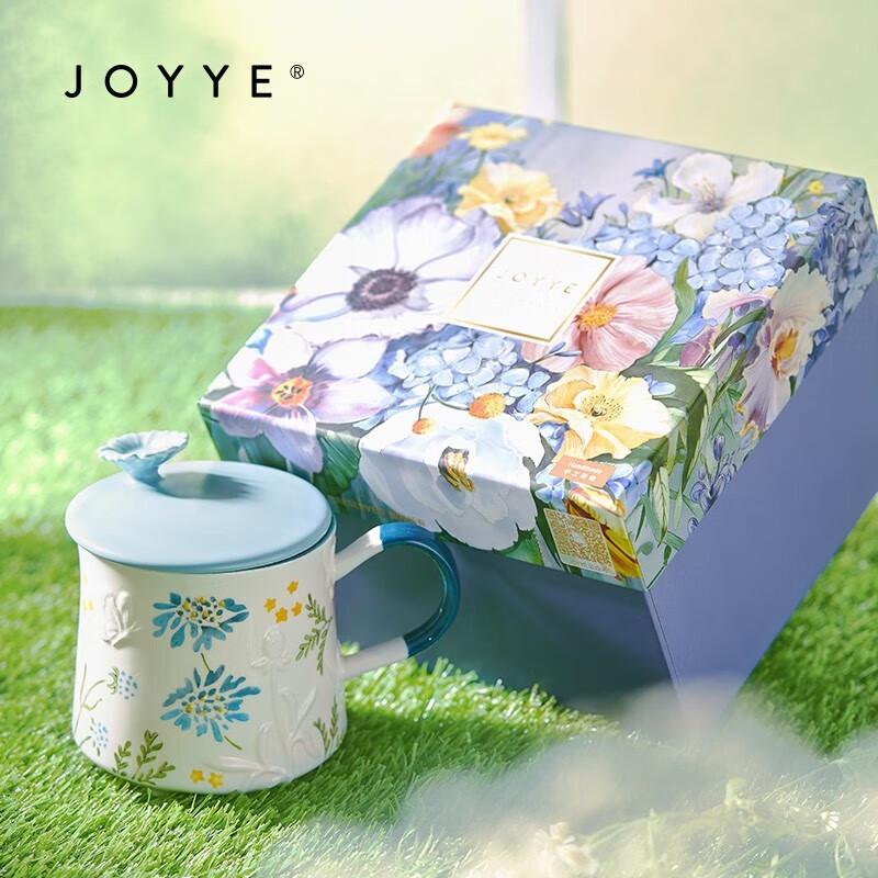 JOYYE Floral Ceramic Mug