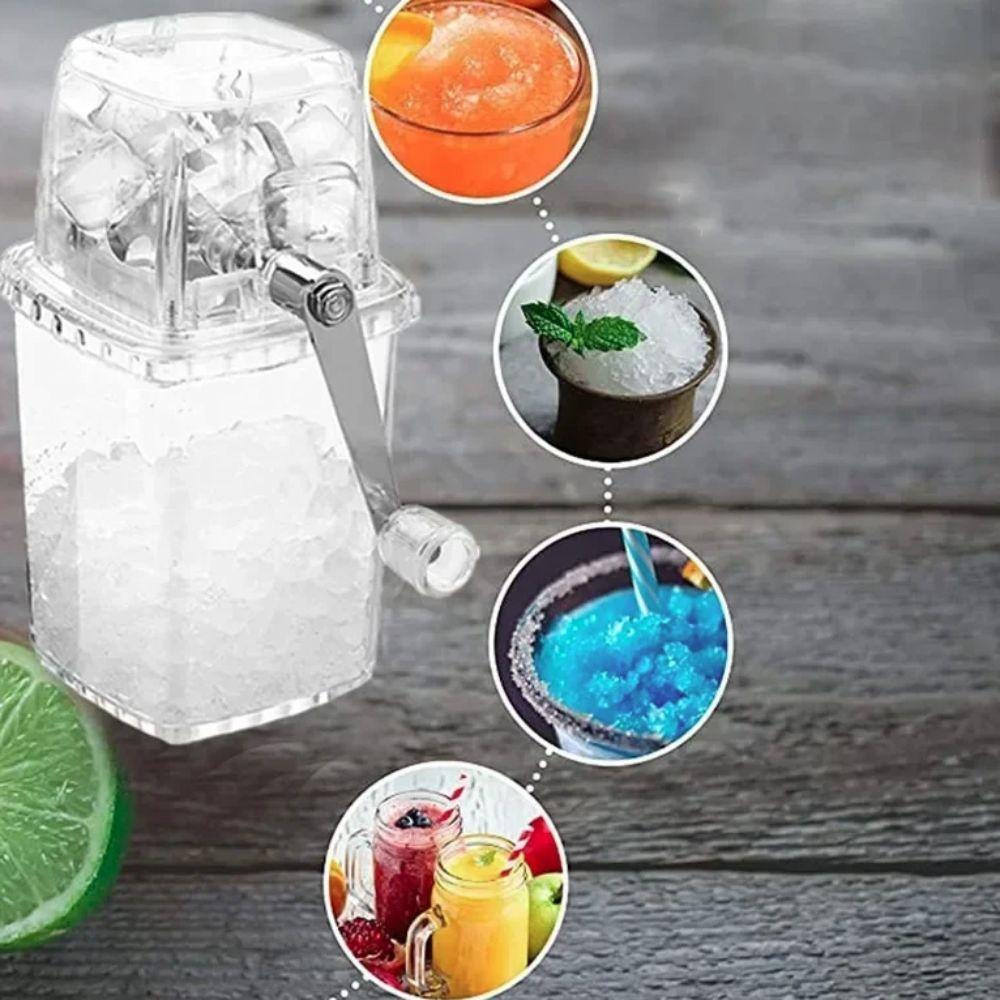 Plastic Manual Ice Crusher Mini Breaking Ice Machine Multifunctional Ice Shaver Summer