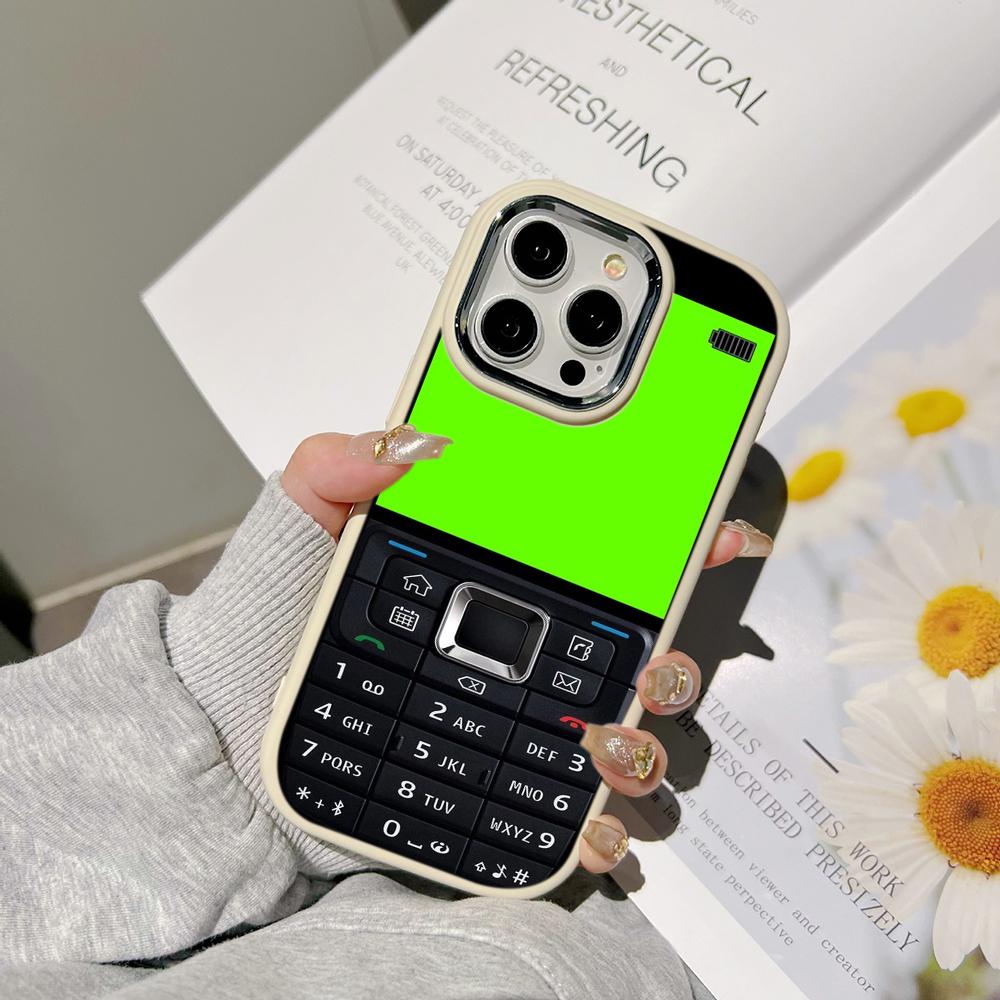 Ae95 ретро телефон дизайн художественные чехлы для телефонов Samsung A13 A32 A53 A04 A54 S24 FE S23 Ultra Infinix Hot 40i Huawei P30 металлический защитный чехол для камеры задняя крышка