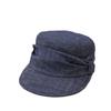Korean flat-top pleated equestrian hat autumn new literary and retro sunshade beret showing face small versatile painter hat