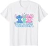 Hot Fashion Casual Unisex Stitch with Angel & Scrump Fluffy Cute 'Ohana T-Shirt S-4XL Summer