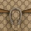 Gucci Dionysus Tiger Head Buckle Logo Chain Shoulder Bag Canvas Crossbody Mini Women shoulder bag Ebony Beige 421970-KHNRN-8642