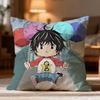 Popular KKotaro Lives Aloneed Cushion Cover Soft Washable Pillow Case Multi-Scene for Couch Bed Travel Office Use