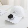 Summer new rechargeable solar electric fan baseball cap quick-drying sunshade sunscreen cap sports and leisure sunshade cap