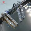 Long Dangle Earrings With Princess Cut Cubic Zirconia Daily Collocation Accessories For Women Simple Fashion Ear Jewelry