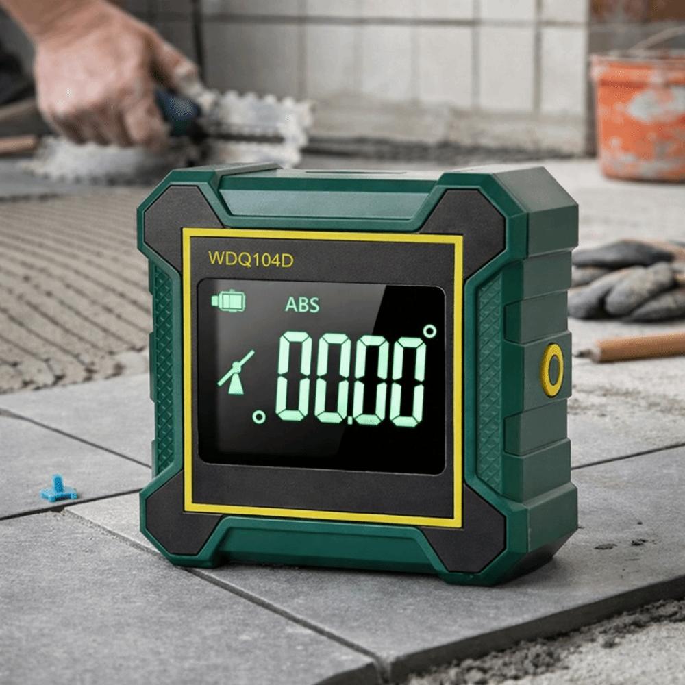 360 Degree Digital Level Protractor Magnetic Base Tilt Angle Box Laser Angle Gauge Angle Measuring