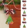 1 комплект DIY алмазная живопись Рождественский кулон повышает креативность уменьшает стресс легко повесить создает праздничную атмосферу рождественское подвесное украшение