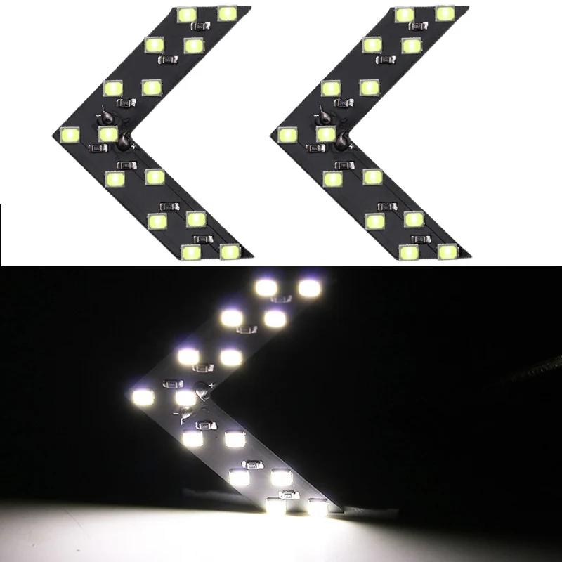 2 шт. Автомобильный зеркальный указатель поворота, светодиодный указатель поворота для заднего вида, левая и правая стрелка, 12 В, автомобильные аксессуары