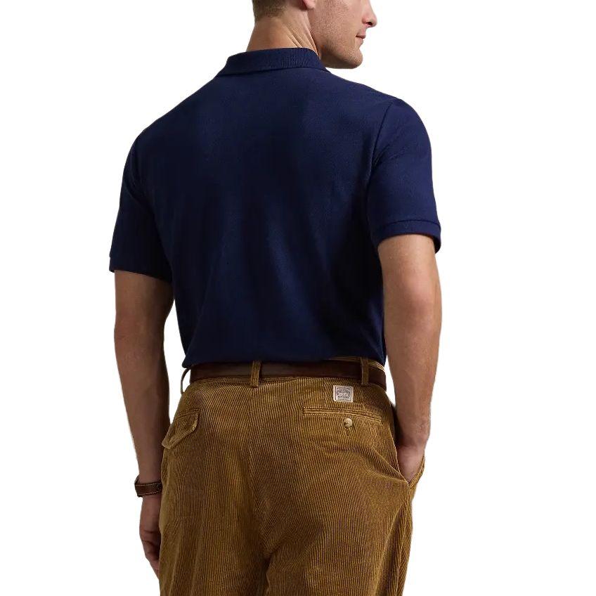 Polo Ralph Lauren SS24 Polo Shirt Classic Version Men's Marine Blue MNPOKNI1N823151-