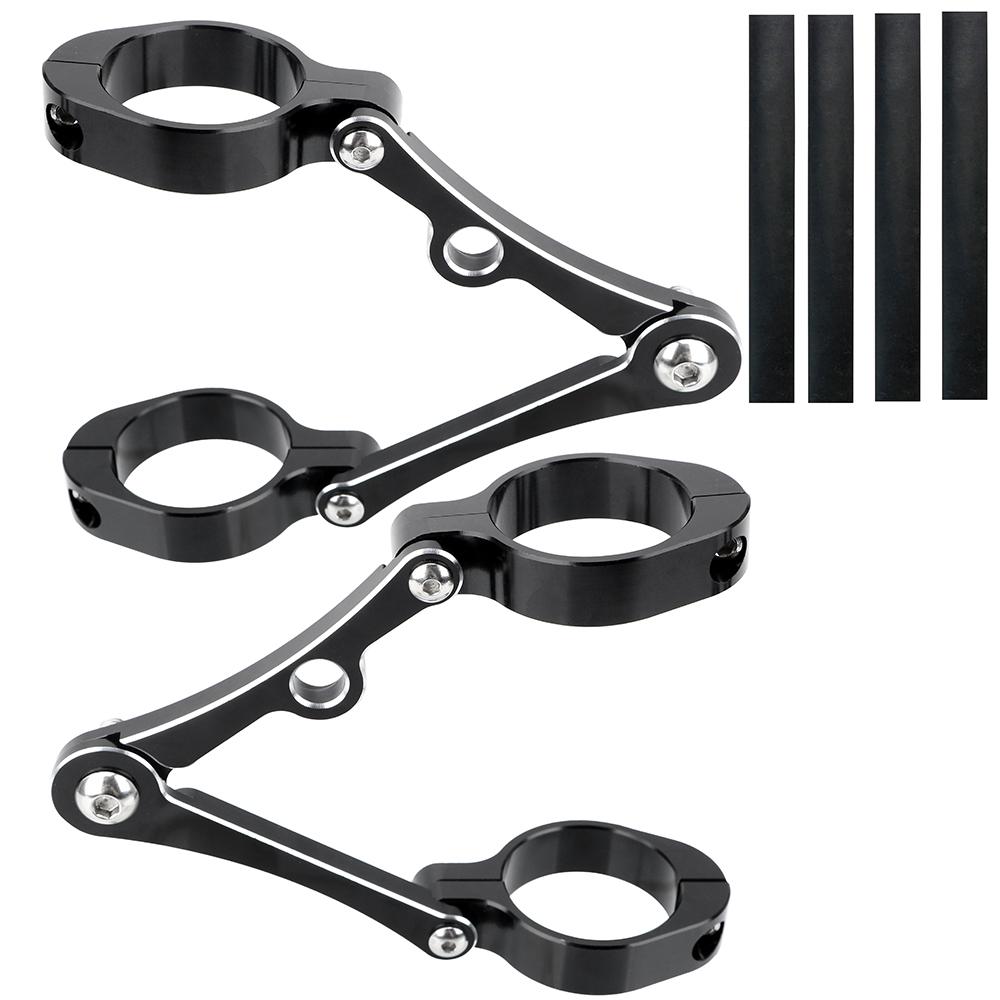 Зажим для крепления на вилке с ЧПУ 39 мм-41 мм, аксессуары для мотоциклов, держатель прожектора, универсальная фара для мотоцикла