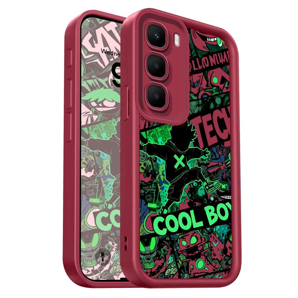 Сверкающий чехол для телефона Boy для Infinix Hot 60 60I 50 40 40I 30 30I 20 Pro Plus Play 4G 5G Лестница Мягкая крышка