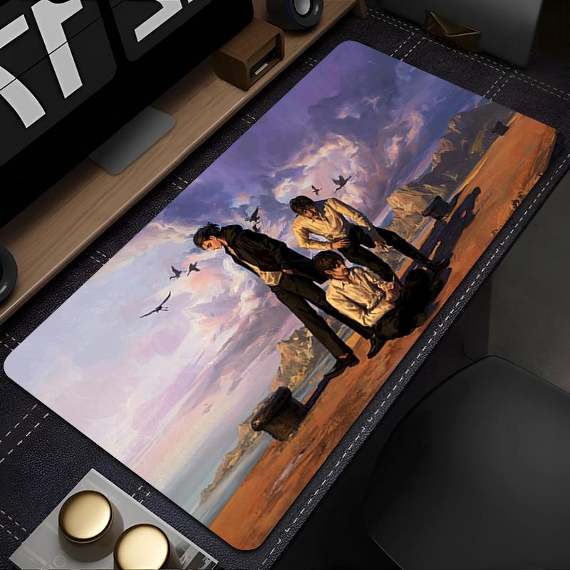 Mouse Pads Desk Mat Protector Gaming Mousepad Office Table Decor Keyboard Long Titan Eren Pad Computer Gamer Senior Mats