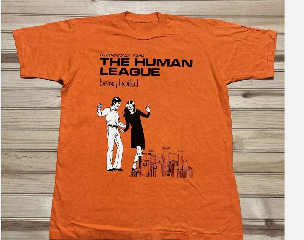 The Human League Being Boiled Подарок для фаната на гастролях Футболка Полный размер S-5XL