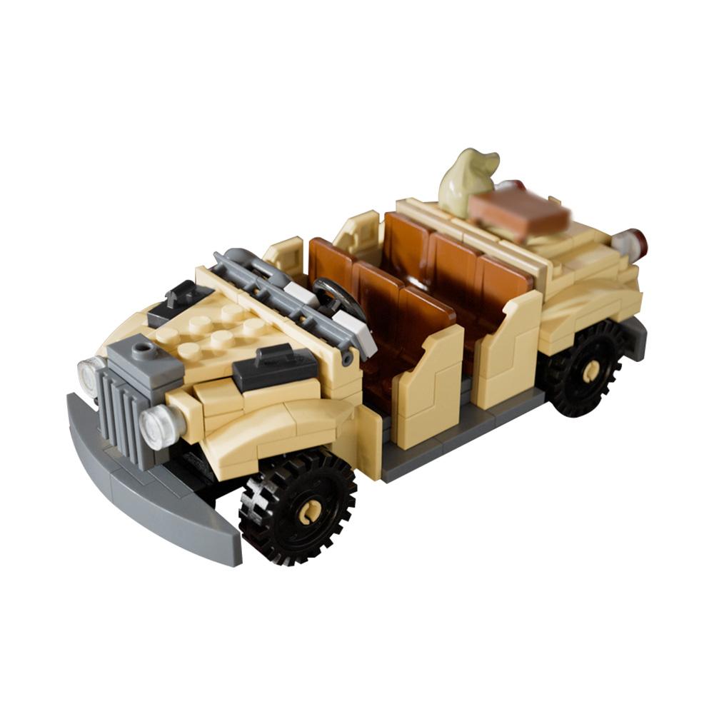 Gobricks MOC Приключения Индианы Джонса Храм Запретного Глаза Блоки Транспортный Средство для Перевозки Личного Состава Строительные Блоки Подарок