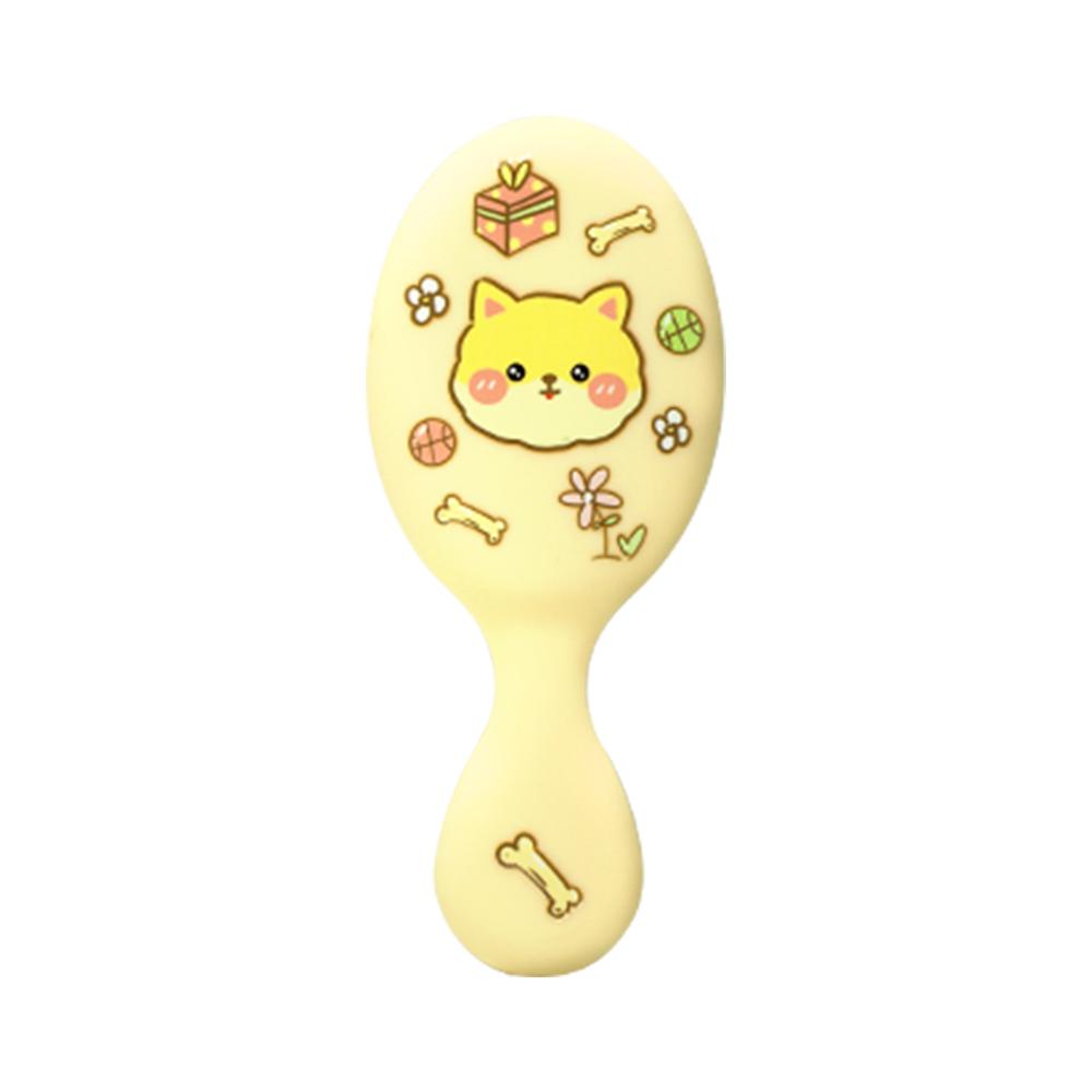 Children Cartoon Massager Paddle Cushion Hair Brush Cartoon Comb Anti-detangle Comb Children's Cute Hairdressing Smooth Comb