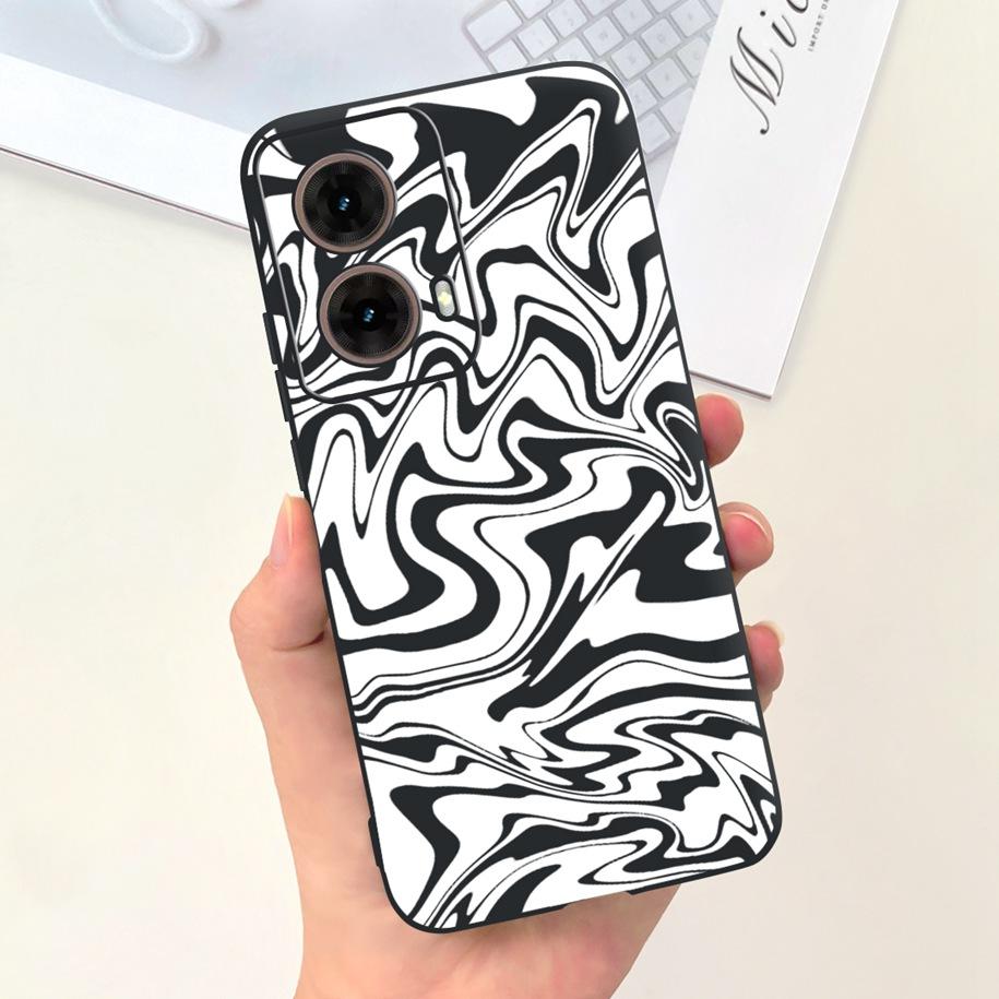Для Motorola Moto G85 5G Чехол Милые Девочки-Астронавты Мягкий Силиконовый ТПУ Чехол для Телефона Для Moto G85 2024 Funda G 85 MotoG85 Матовый Чехол