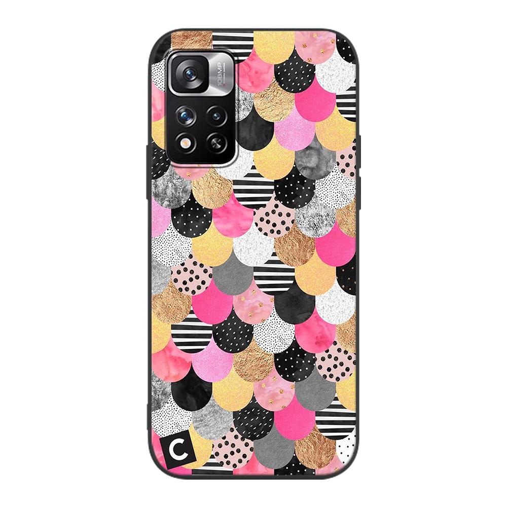 Модный розовый мраморный чехол для Xiaomi Redmi Note 9S 9 8 10 11 Pro 9C 9A 7 8T 7A 8A 6A 6 10S черный мягкий силиконовый чехол для телефона Coque