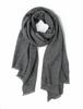 Yak Wool Solid Color Extended Shawl - Warm, Fashionable Scarf for Men and Women