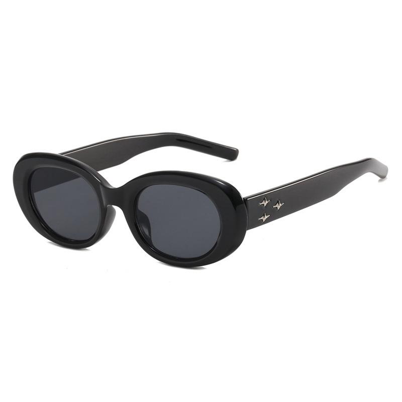 2026 New Korean Version of Cat Eyes Retro gm Sunglasses Women's Advanced Sense of Ins tide Net Red Vegan Anti-UV Sunglasses Men