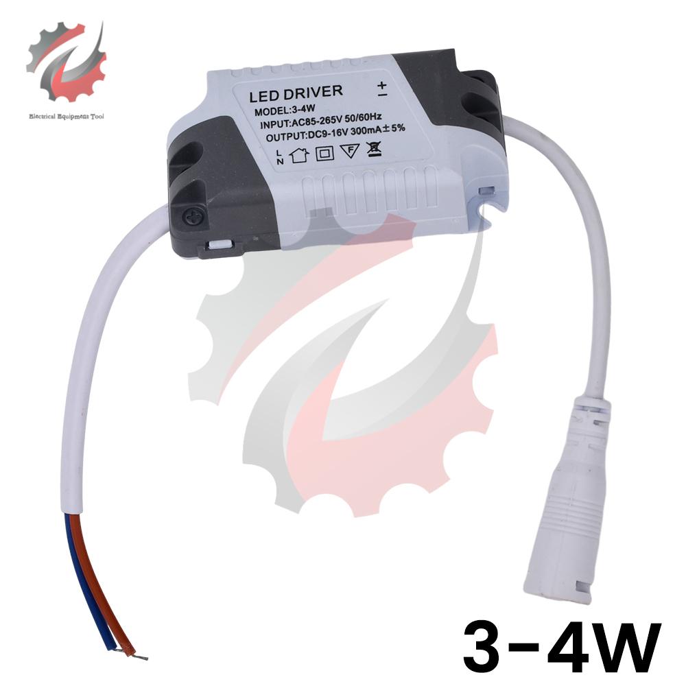 AC 85-265V LED Drive Power 8-18W 8-24W 24-36W 3-4W 18-24W 12-18W 4-7W 8-12W LED Panel Lamp Downlight External Drive Transformer