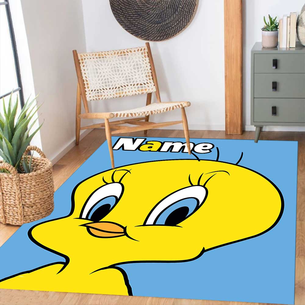 Warner (29) Customize your name rug, office chair cushion, home bedroom living room gift.